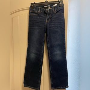 Boys Old Navy dark denim jeans, size 8